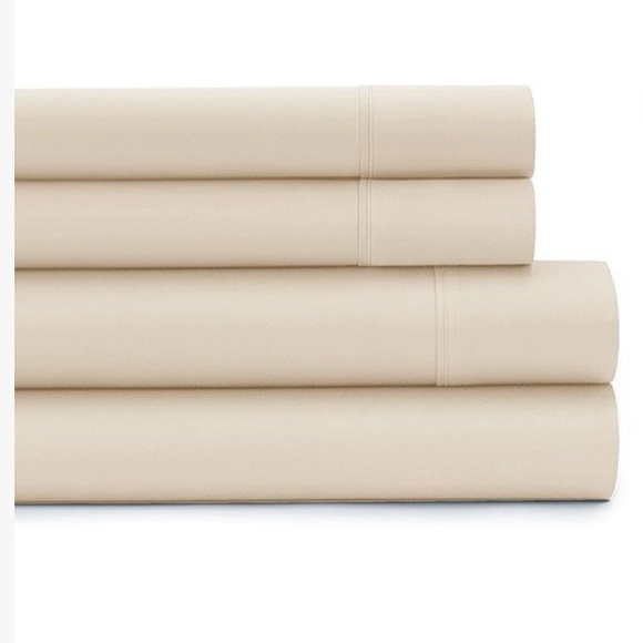 Ivory Deep Pocket Microfiber Sheet Set - Picture 1 of 5